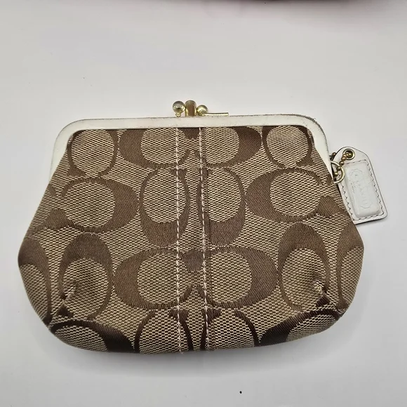 Rare Coach Poppy Floral Signature Jacquard Leather Shoulder Bag Limited Edition - Picture 5 of 10